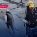 Abuelito impide asalto y golpea a delincuente con sombrilla en la 32 Norte