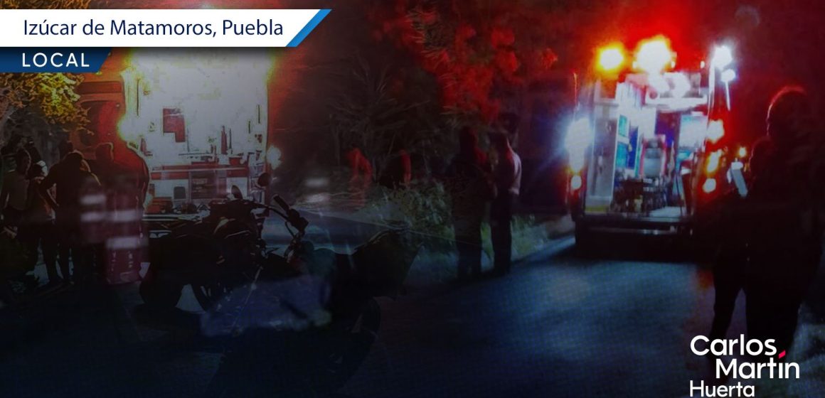 Joven motociclista pierde la vida tras derrapar en la Curva de la S en Izúcar de Matamoros
