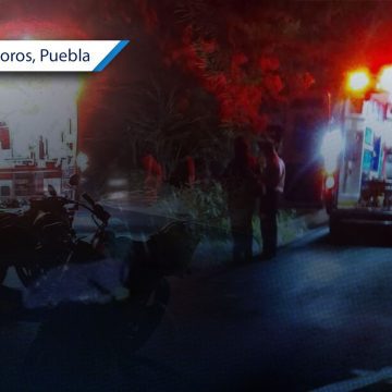 Joven motociclista pierde la vida tras derrapar en la Curva de la S en Izúcar de Matamoros