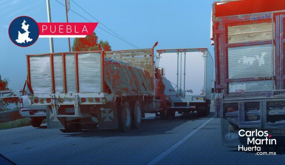 Vehículos de carga protagonizan accidente en Periférico Ecológico