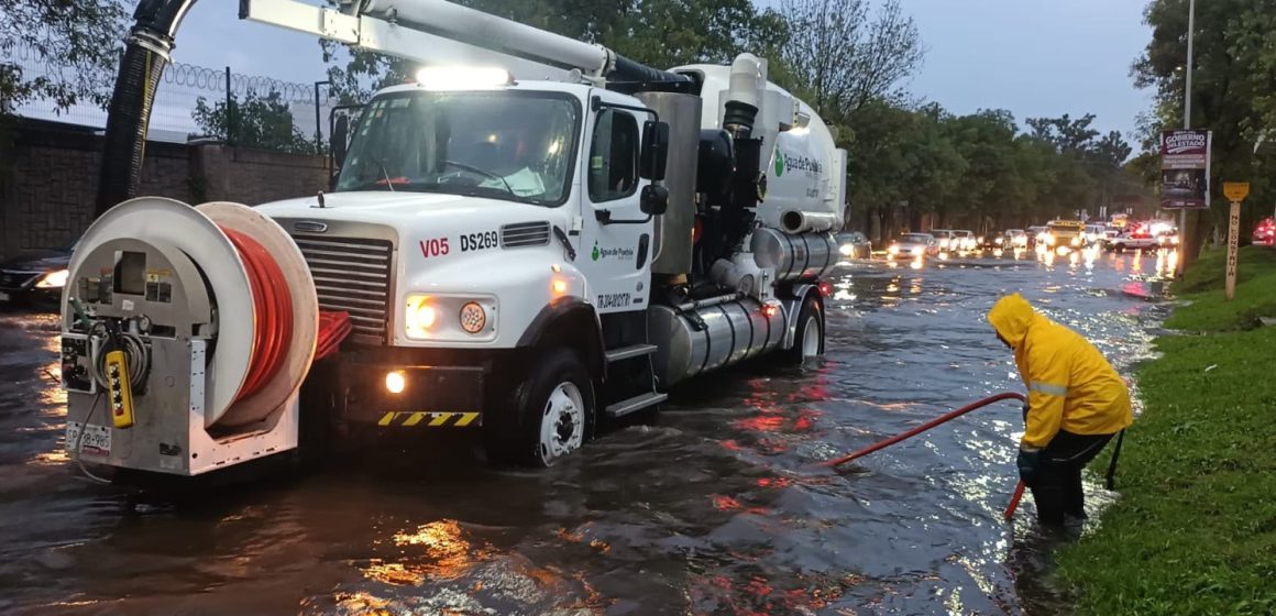 agua de Puebla Agua de Puebla avanza en desazolve de drenaje para prevenir inundaciones por lluvias