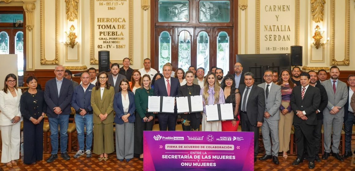Pepe Chedraui firma alianza con ONU Mujeres para fortalecer la Agenda Municipal de Cuidados en Puebla