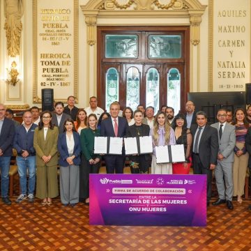 ayuntamiento Pepe Chedraui firma alianza con ONU Mujeres para fortalecer la Agenda Municipal de Cuidados en Puebla