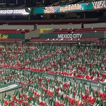 banderesa 2 Estadio Azteca se pintará de verde, blanco y rojo para apoyar a México ante Inglaterra