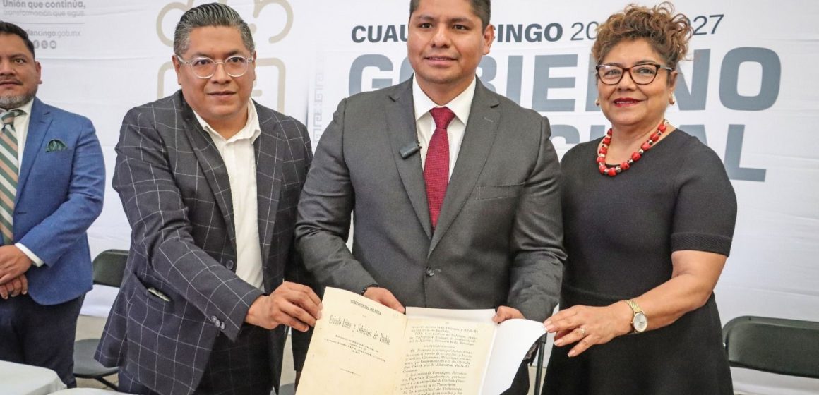 Omar Muñoz conmemora 146 años de historia municipal de Cuautlancingo