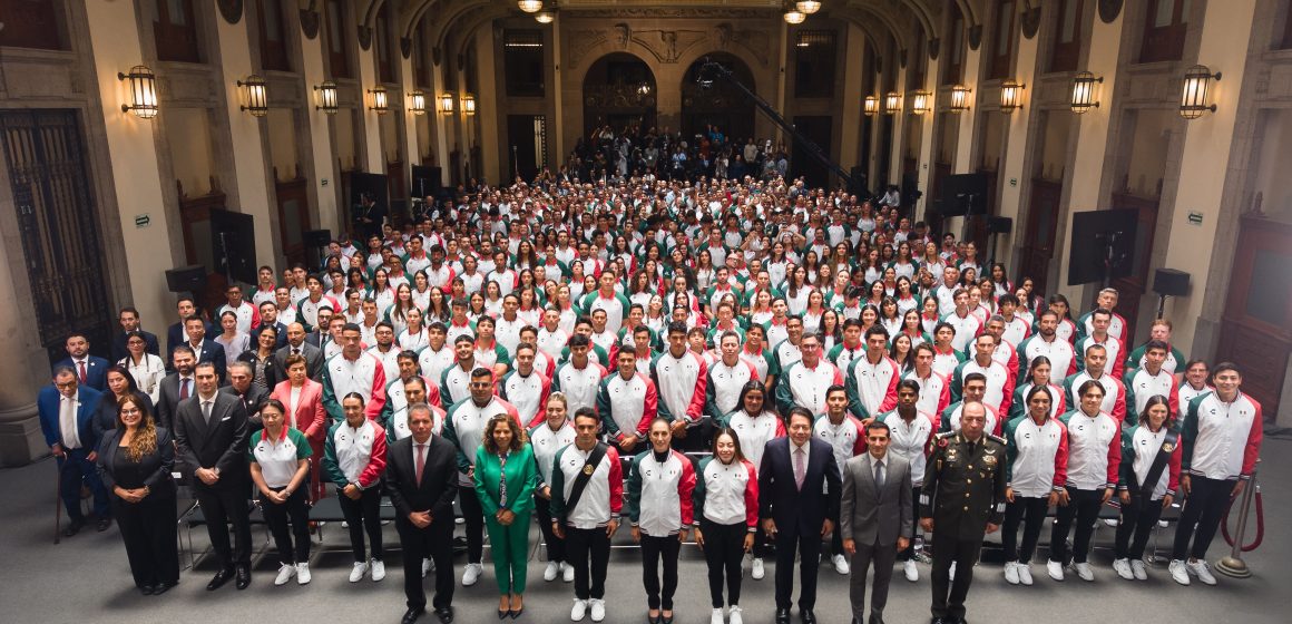 delegación Sheinbaum abandera a la delegación mexicana para los Juegos Centroamericanos y del Caribe Santo Domingo
