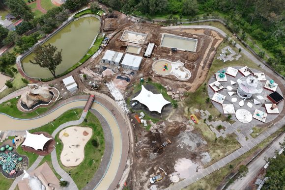 Flor del Bosque tendrá zoológico, área acuática y cabañas; proyecto avanza 60% en Puebla