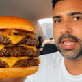 Hamburguesa triple desata polémica: la historia de la primera cita que dividió TikTok