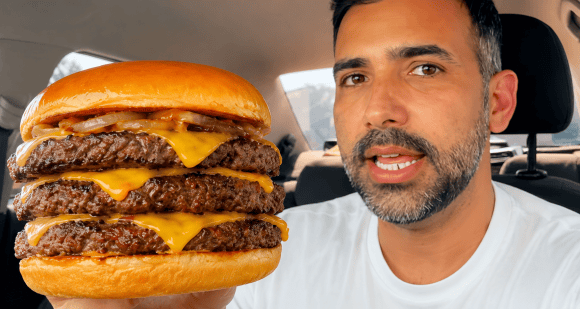 Hamburguesa triple desata polémica: la historia de la primera cita que dividió TikTok