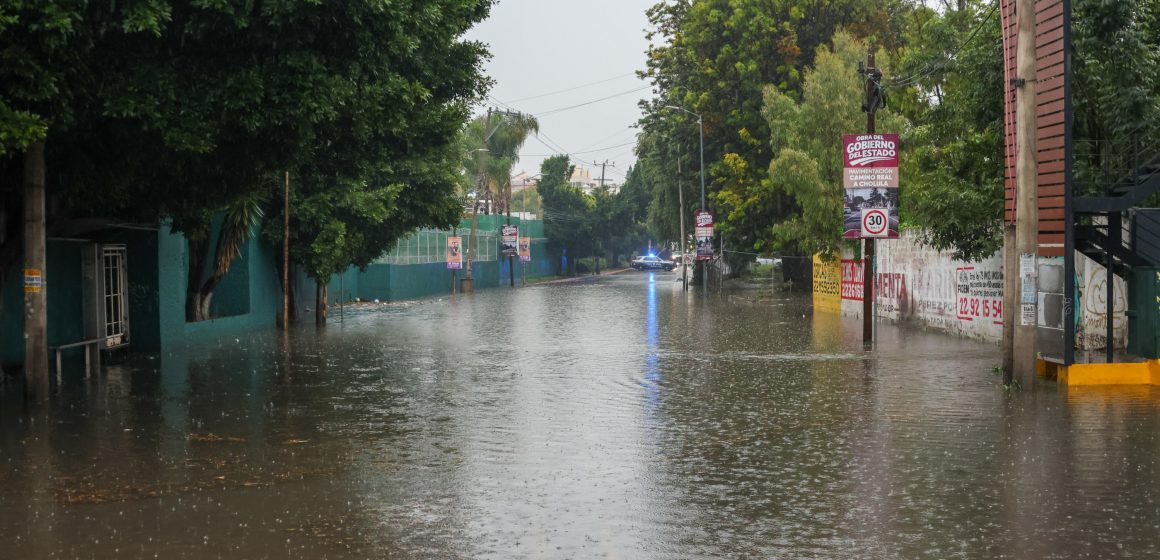 Tormenta colapsa Puebla: Reportan inundaciones, árboles caídos y rescates
