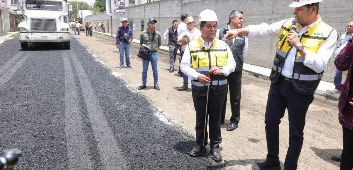 Gobierno de Puebla acelera reconstrucción de vialidades en Romero Vargas