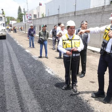 Gobierno de Puebla acelera reconstrucción de vialidades en Romero Vargas