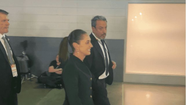 presidenta Mundial 2026: La presidenta Claudia Sheinbaum ya está en el estadio para el España vs. Argentina