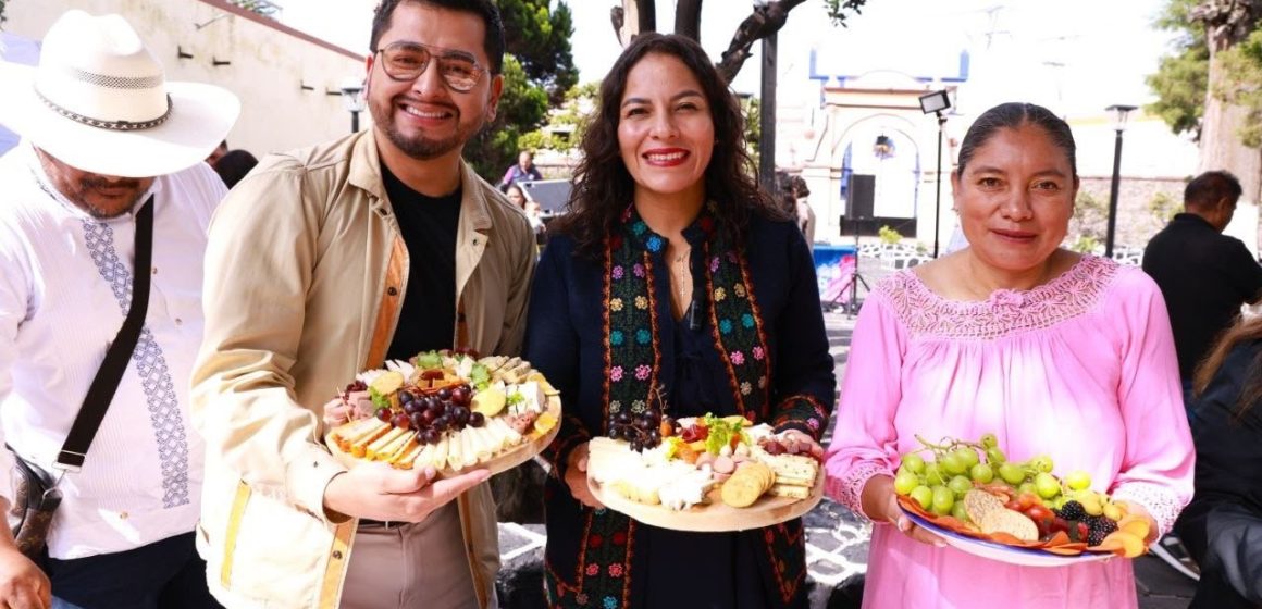 San Andrés Cholula celebra 25 años de tradición de la Feria del Queso