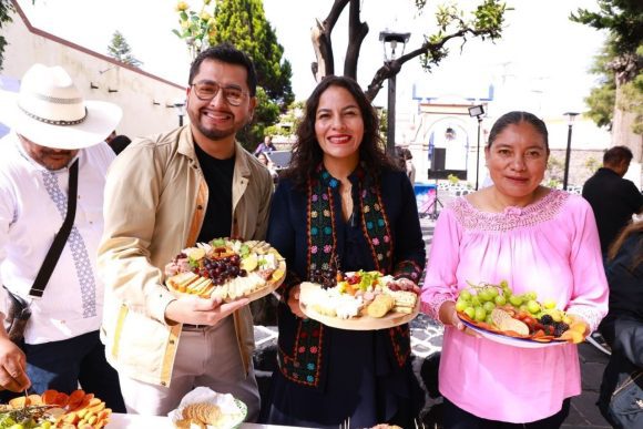 San Andrés Cholula celebra 25 años de tradición de la Feria del Queso