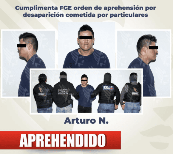 Engañó a su amigo y lo desapareció: Cae Arturo “N”, alias “Gallero”, en Puebla