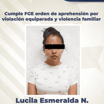 419 Detienen en Puebla a mujer de 24 años por presunta violación equiparada y violencia familiar contra su hija
