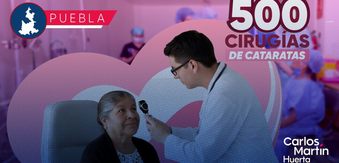 Anuncian 500 cirugías gratuitas de cataratas para septiembre