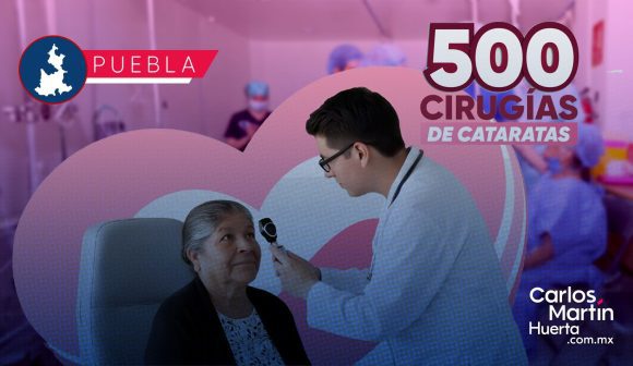 Anuncian 500 cirugías gratuitas de cataratas para septiembre