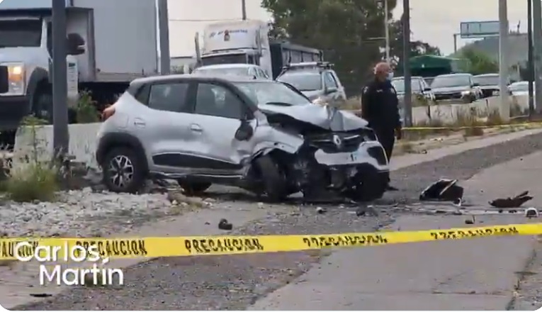 Choque Periférico Muere automovilista tras chocar sobre Periférico, a la altura de Los Héroes