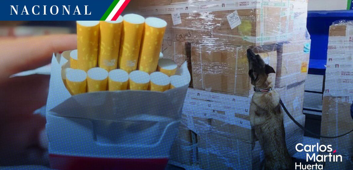 Aseguran más de 2 millones de cigarrillos apócrifos en el AICM procedentes de Tailandia
