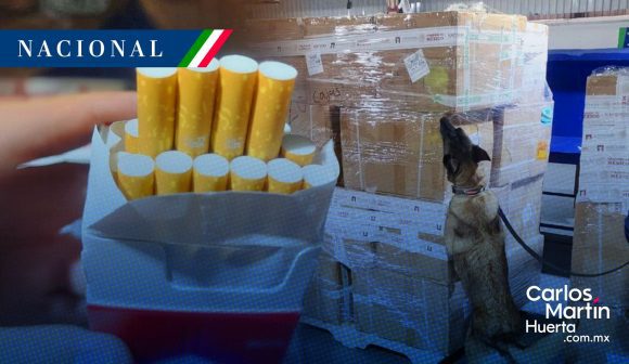 Aseguran más de 2 millones de cigarrillos apócrifos en el AICM procedentes de Tailandia