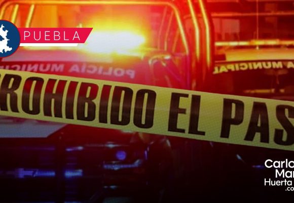 Cinta policial - patrullas - Ataque armado en autolavado de Tehuacán deja un muerto y un herido en la colonia México