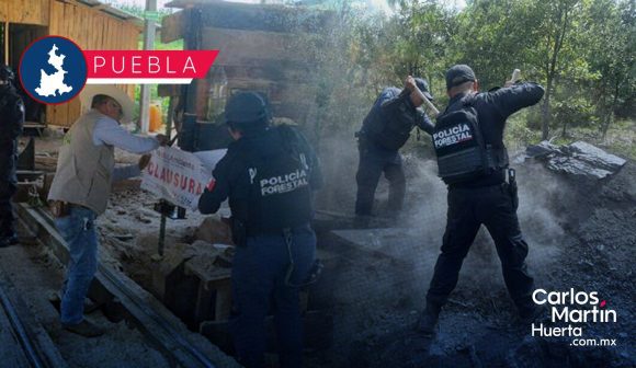 Clausura hornos clandestinos - tala ilegal Inhabilitan hornos clandestinos y clausuran aserradero ilegal en tres municipios de Puebla
