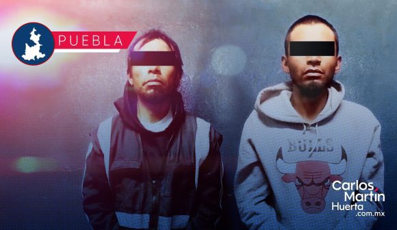 Detienen a dos hombres por robo a transeúnte en la autopista México-Puebla