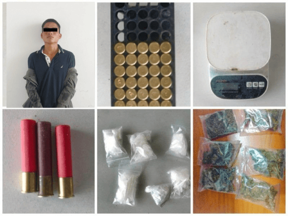 Detienen en Huaquechula a joven con municiones y posibles drogas