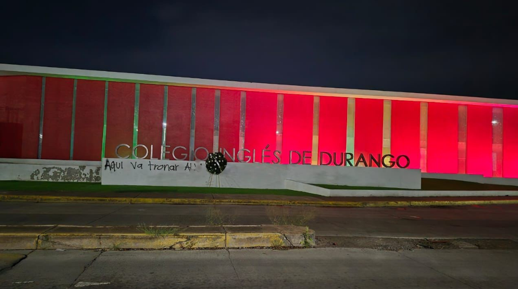 Diseño sin título (91) Vandalizan el Colegio Inglés de Durango en pleno regreso a clases