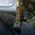 Gobierno del Estado rehabilitó la barranca Xaltenco en San Nicolás Buenos Aires