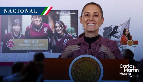 Gobierno federal duplica meta a 400 mil nuevos espacios en Bachillerato Nacional