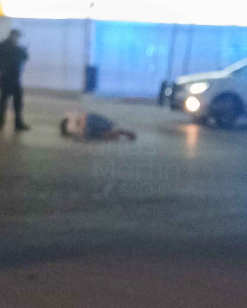 Golpeado en la 10 Poniente