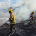 Movilización en Zinacatepec por incendio en basurero clandestino: más de 6 horas de labores