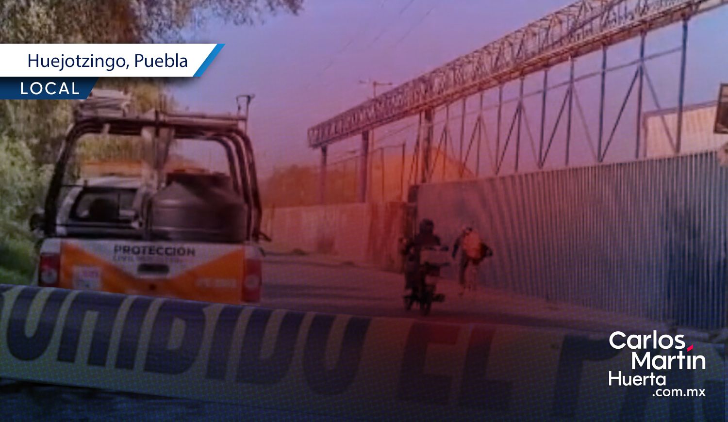HQ01KXIW8AAQGuF Trabajador de Cerámica Santa Julia en Huejotzingo pierde la vida