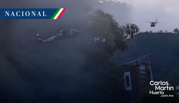 Helicóptero de la Marina realiza aterrizaje de emergencia en La Garita, Jalisco
