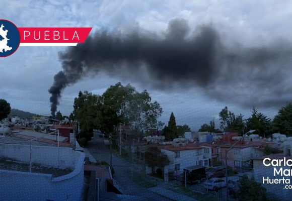 Incendio en barranca de Bosques de San Sebastián generó enorme columna de humo