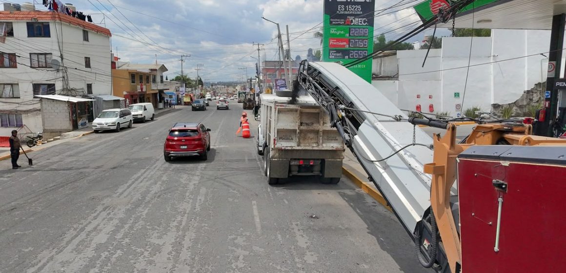Rehabilitan Bulevar Clavijero; obra beneficiará a más de 90 mil habitantes en Puebla