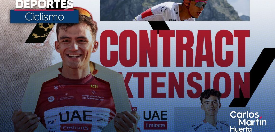 Isaac del Toro renueva contrato Isaac del Toro renueva con el UAE Team Emirates hasta 2031