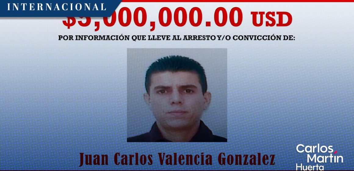 EE. UU. ofrece hasta 25 MDD por Juan Carlos Valencia, nuevo líder del CJNG