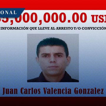 Juan Carlos Valencia - CJNG EE. UU. ofrece hasta 25 MDD por Juan Carlos Valencia, nuevo líder del CJNG