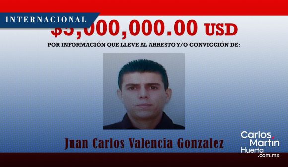 EE. UU. ofrece hasta 25 MDD por Juan Carlos Valencia, nuevo líder del CJNG