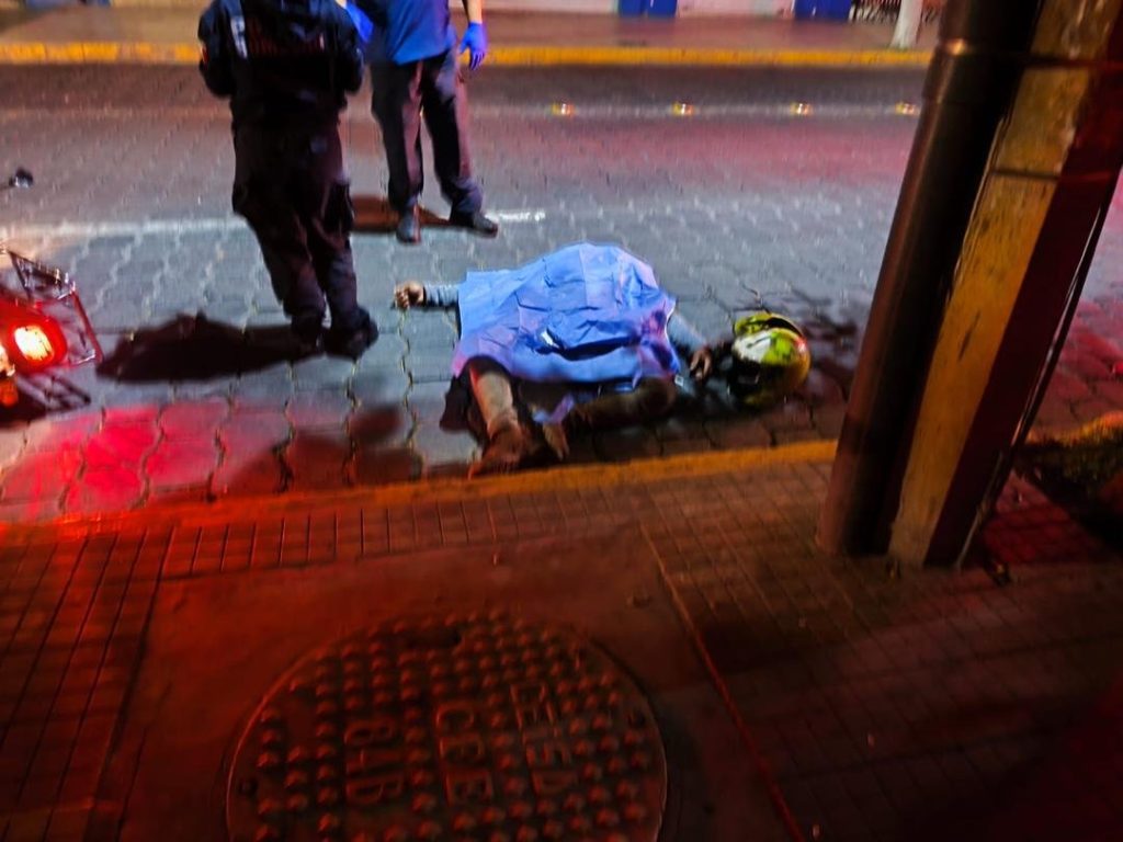 Motociclista accidentado Tehuacán