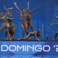 México gana el oro en equipo acrobático en la natación artística de Santo Domingo 2026