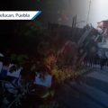 Persecución provoca caída de patrulla municipal a barranca en Tlanalapan