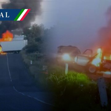 Reportan bloqueos carreteros en Michoacán tras operativo contra el CJNG