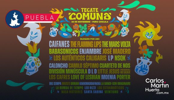 Revelan cartel oficial del Tecate Comuna 2026: Conoce el esperado lineup