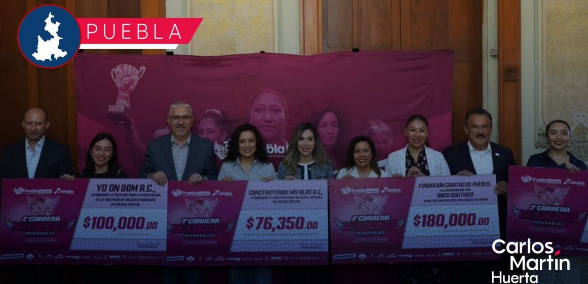 Segunda Carrera Mujeres Imparables entrega 476 mil pesos a cuatro organizaciones civiles