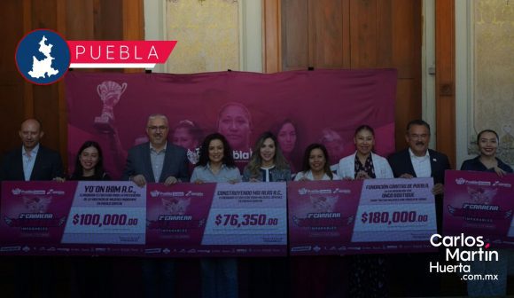 Segunda Carrera Mujeres Imparables entrega 476 mil pesos a cuatro organizaciones civiles
